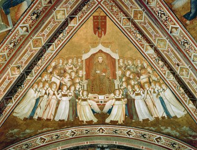 Allegori om den hellige Frans i herlighed, ca. 1330 af Giotto di Bondone